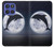 S3510 Dolphin Moon Night Case For Motorola Moto G Stylus 5G (2025,2026), Edge 60 Stylus