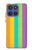 S3678 Colorful Rainbow Vertical Case For Motorola Moto G Stylus 5G (2025), Edge 60 Stylus