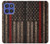S3804 Fire Fighter Metal Red Line Flag Graphic Case For Motorola Moto G Stylus 5G (2025,2026), Edge 60 Stylus