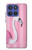 S3805 Flamingo Pink Pastel Case For Motorola Moto G Stylus 5G (2025,2026), Edge 60 Stylus