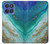 S3920 Abstract Ocean Blue Color Mixed Emerald Case For Motorola Moto G Stylus 5G (2025,2026), Edge 60 Stylus