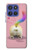 S3923 Cat Bottom Rainbow Tail Case For Motorola Moto G Stylus 5G (2025,2026), Edge 60 Stylus