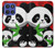 S3929 Cute Panda Eating Bamboo Case For Motorola Moto G Stylus 5G (2025,2026), Edge 60 Stylus