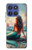S4006 Oil Painting Mermaid Case For Motorola Moto G Stylus 5G (2025,2026), Edge 60 Stylus