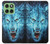 S0752 Blue Fire Grim Wolf Case For Motorola Edge 60