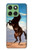 S0934 Wild Black Horse Case For Motorola Edge 60