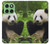 S1073 Panda Enjoy Eating Case For Motorola Edge 60