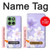 S2361 Purple White Flowers Case For Motorola Edge 60