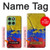 S3306 Colombia Flag Vintage Football Graphic Case For Motorola Edge 60
