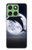 S3510 Dolphin Moon Night Case For Motorola Edge 60