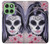 S3821 Sugar Skull Steam Punk Girl Gothic Case For Motorola Edge 60