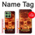 S3881 Fire Skull Case For Motorola Edge 60