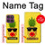 S2443 Funny Pineapple Sunglasses Kiss Case For Motorola Edge 60 Pro