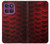 S2879 Red Arowana Fish Scale Case For Motorola Edge 60 Pro