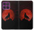 S2955 Wolf Howling Red Moon Case For Motorola Edge 60 Pro