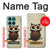 S0360 Coffee Owl Case For Motorola Edge 60 Fusion