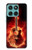 S0415 Fire Guitar Burn Case For Motorola Edge 60 Fusion