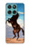 S0934 Wild Black Horse Case For Motorola Edge 60 Fusion