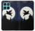 S3289 Flying Pig Full Moon Night Case For Motorola Edge 60 Fusion