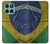 S3297 Brazil Flag Vintage Football Graphic Case For Motorola Edge 60 Fusion