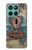 S3955 Vintage Keyhole Weather Door Case For Motorola Edge 60 Fusion