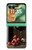 S1316 Grapes Bottle and Glass of Red Wine Case For Motorola Razr 70+,60+, Razr+ (2026, 2025, 2024)