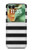 S1596 Black and White Striped Case For Motorola Razr 70+,60+, Razr+ (2026, 2025, 2024)