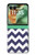 S2345 Navy Blue Shavron Zig Zag Pattern Case For Motorola Razr 60, Razr 2025