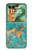 S2906 Aqua Turquoise Stone Case For Motorola Razr 70+,60+, Razr+ (2026, 2025, 2024)