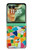 S3391 Abstract Art Mosaic Tiles Graphic Case For Motorola Razr 70+,60+, Razr+ (2026, 2025, 2024)