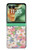 S3688 Floral Flower Art Pattern Case For Motorola Razr 70+,60+, Razr+ (2026, 2025, 2024)