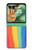 S3799 Cute Vertical Watercolor Rainbow Case For Motorola Razr 70+,60+, Razr+ (2026, 2025, 2024)