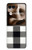 S2842 Black and White Buffalo Check Pattern Case For Motorola Razr 70 Ultra, 60 Ultra, 50 Ultra, Ultra 2026, Ultra 2025