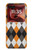 S3421 Black Orange White Argyle Plaid Case For Motorola Razr 70 Ultra, 60 Ultra, 50 Ultra, Ultra 2026, Ultra 2025