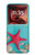 S3428 Aqua Wood Starfish Shell Case For Motorola Razr 70 Ultra, 60 Ultra, 50 Ultra, Ultra 2026, Ultra 2025