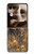 S3691 Gold Peacock Feather Case For Motorola Razr 70 Ultra, 60 Ultra, 50 Ultra, Ultra 2026, Ultra 2025