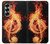 S0493 Music Note Burn Case For Samsung Galaxy Z Fold 7
