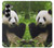 S1073 Panda Enjoy Eating Case For Samsung Galaxy Z Fold 7