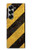 S2231 Yellow and Black Line Hazard Striped Case For Samsung Galaxy Z Fold 7