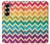 S2362 Rainbow Colorful Shavron Zig Zag Pattern Case For Samsung Galaxy Z Fold 7