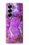 S2907 Purple Turquoise Stone Case For Samsung Galaxy Z Fold 7