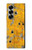 S3528 Bullet Rusting Yellow Metal Case For Samsung Galaxy Z Fold 7