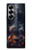 S3972 Burned Acoustic Guitar Graphic Case For Samsung Galaxy Z Fold 7