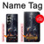 S3972 Burned Acoustic Guitar Graphic Case For Samsung Galaxy Z Fold 7