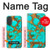S2688 Aqua Copper Turquoise Gemstone Graphic Case For iPhone 17