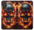 S3986 Fire Skull Case For iPhone 17