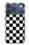 S1611 Black and White Check Chess Board Case For iPhone 17 Pro