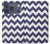 S2345 Navy Blue Shavron Zig Zag Pattern Case For iPhone 17 Pro, 18 Pro