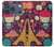 S2353 Paris Cartoon Vintage Pattern Case For iPhone 17 Pro