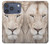 S2399 White Lion Face Case For iPhone 17 Pro, 18 Pro